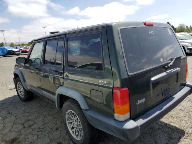 1J4FJ28S1WL239776 - 1998 JEEP CHEROKEE SE GREEN photo 2