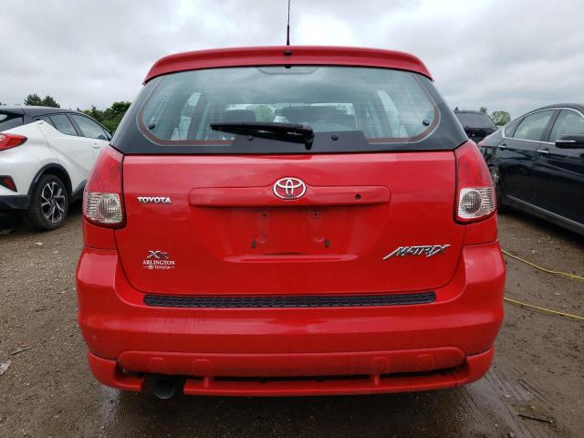 2T1KR32E34C176450 - 2004 TOYOTA COROLLA MA XR RED photo 6