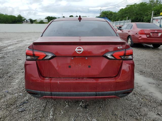 3N1CN8FV0LL911066 - 2020 NISSAN VERSA SR RED photo 6