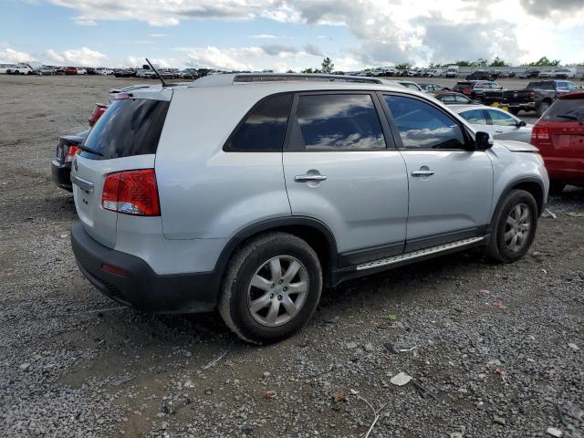 5XYKT4A22DG361348 - 2013 KIA SORENTO LX SILVER photo 3