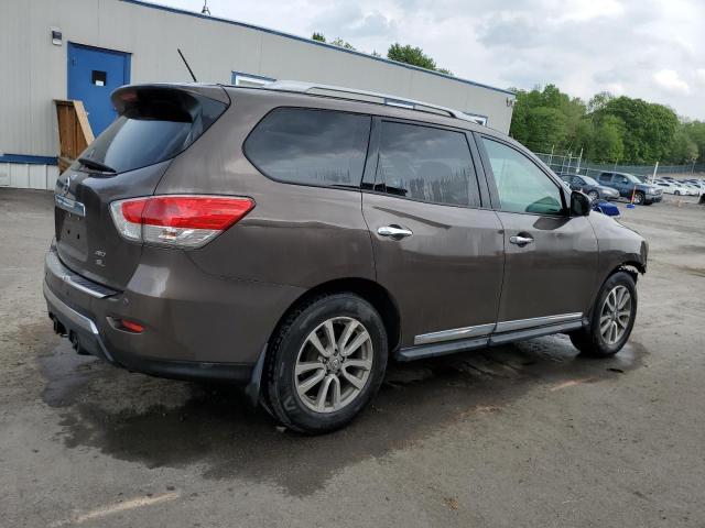 5N1AR2MM2FC608737 - 2015 NISSAN PATHFINDER S BROWN photo 3