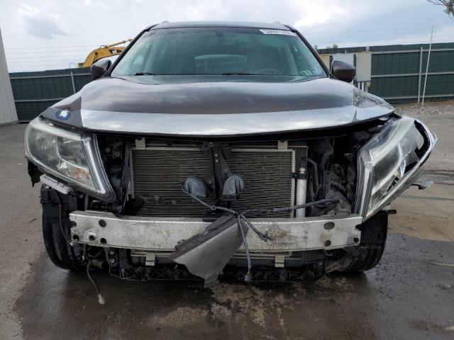 5N1AR2MM2FC608737 - 2015 NISSAN PATHFINDER S BROWN photo 5