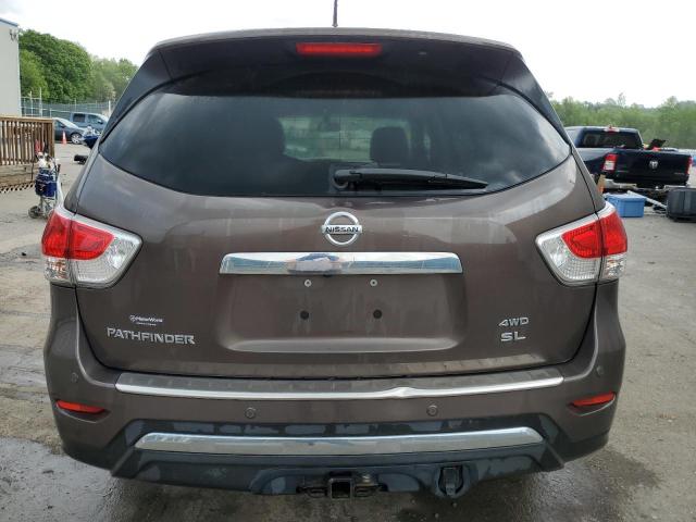5N1AR2MM2FC608737 - 2015 NISSAN PATHFINDER S BROWN photo 6