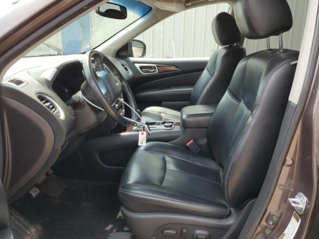 5N1AR2MM2FC608737 - 2015 NISSAN PATHFINDER S BROWN photo 7