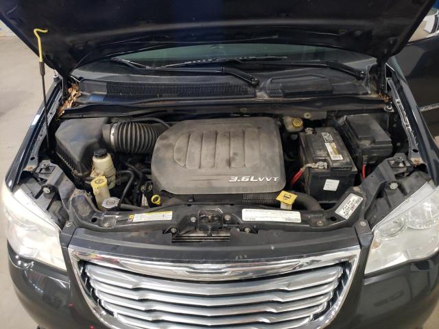 2A4RR8DG5BR781412 - 2011 CHRYSLER TOWN & COU TOURING L BLACK photo 12