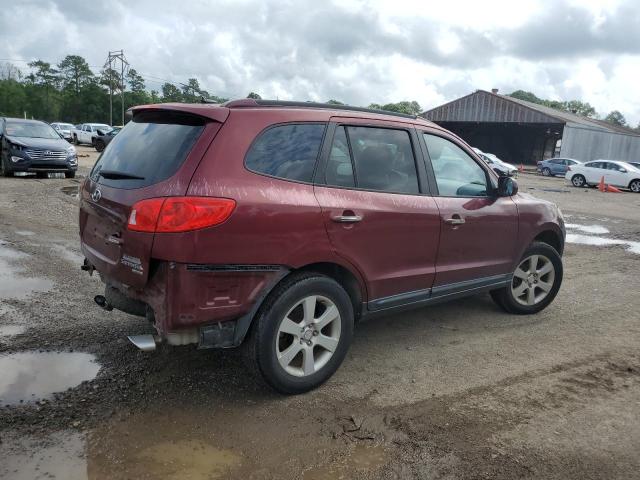 5NMSH13E29H240243 - 2009 HYUNDAI SANTA FE SE MAROON photo 3