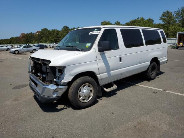 1FBSS3BL4BDA08887 - 2011 FORD ECONOLINE E350 SUPER DUTY WAGON WHITE photo 1