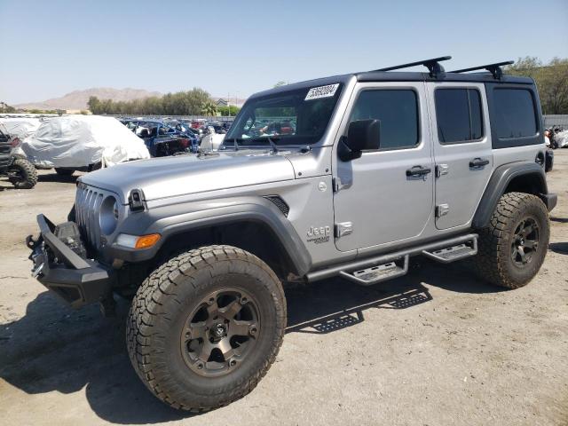 1C4HJXDN4KW592095 - 2019 JEEP WRANGLER U SPORT SILVER photo 1