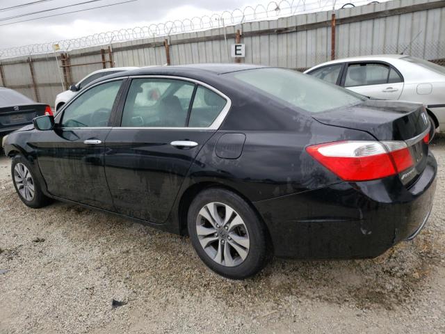 1HGCR2F32EA033178 - 2014 HONDA ACCORD LX BLACK photo 2