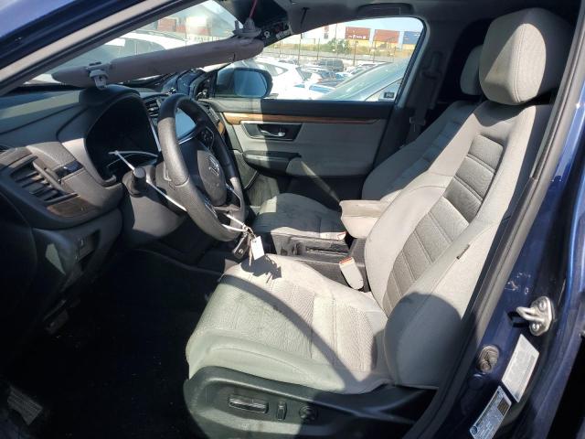 5J6RW1H58KA021987 - 2019 HONDA CR-V EX Niebieski zdjęcie 7