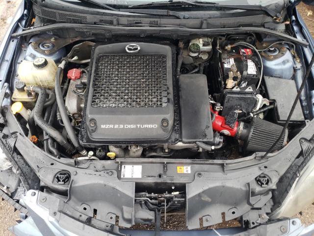 JM1BK34L481811623 - 2008 MAZDA SPEED 3 Көк фото 11