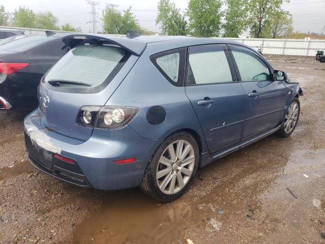 JM1BK34L481811623 - 2008 MAZDA SPEED 3 Көк фото 3