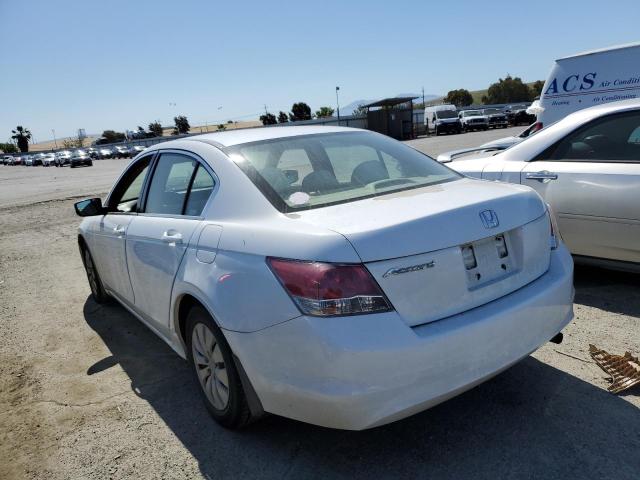 1HGCP26389A008765 - 2009 HONDA ACCORD LX WHITE photo 2