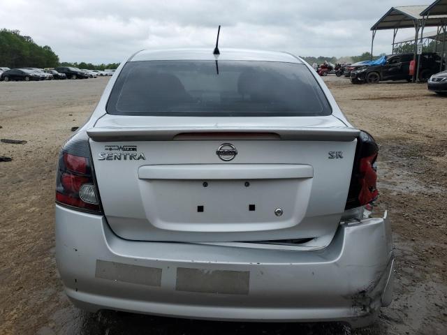 3N1AB6AP9CL702289 - 2012 NISSAN SENTRA 2.0 SILVER photo 6