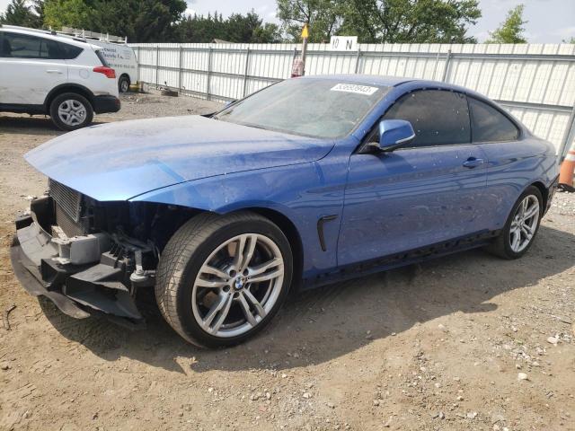 WBA3R1C55EK193075 - 2014 BMW 435 I BLUE photo 1