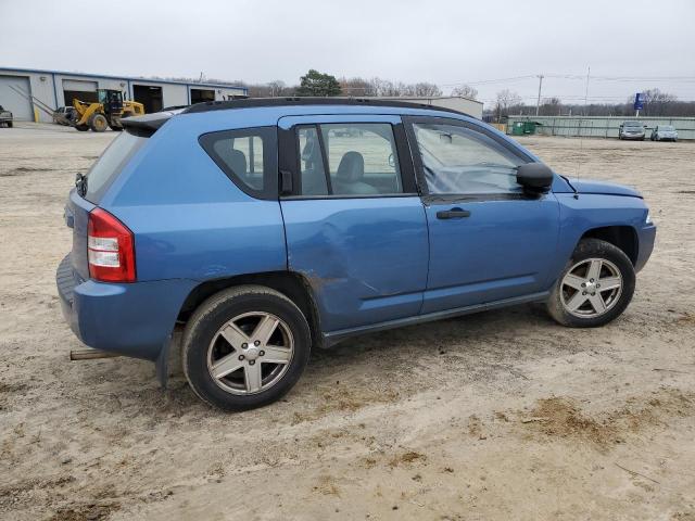 1J8FT47037D378145 - 2007 JEEP COMPASS BLUE photo 3