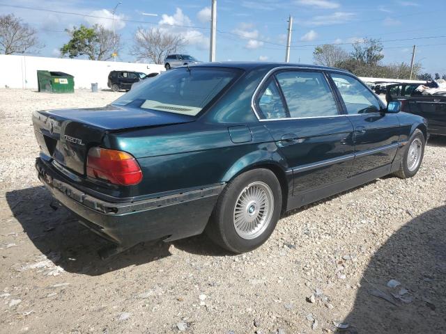 WBAGK2321WDH69318 - 1998 BMW 750 IL GREEN photo 3