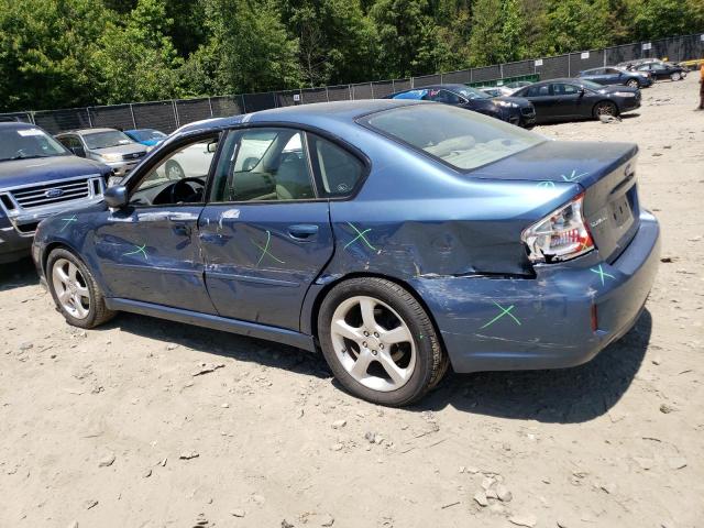 4S3BL626187211960 - 2008 SUBARU LEGACY 2.5I LIMITED BLUE photo 2