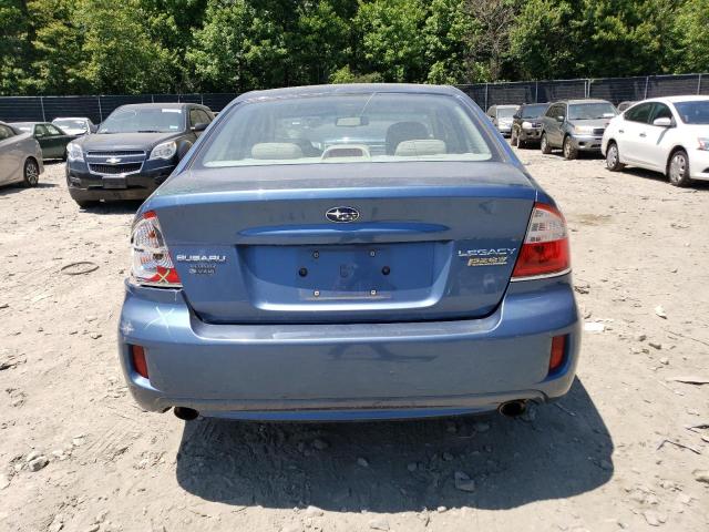 4S3BL626187211960 - 2008 SUBARU LEGACY 2.5I LIMITED BLUE photo 6