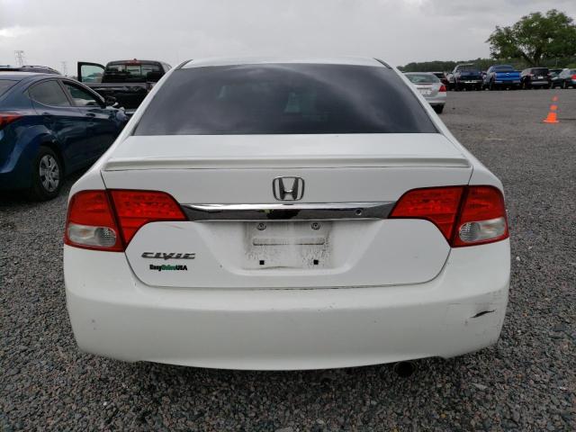 19XFA1F63BE030399 - 2011 HONDA CIVIC LX-S WHITE photo 6