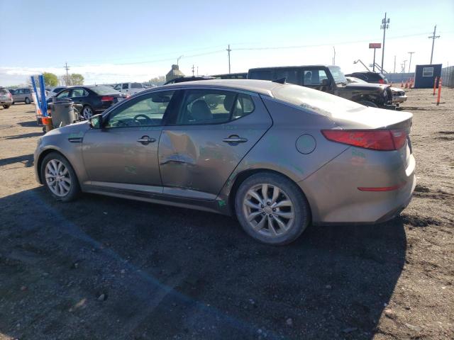 5XXGN4A76EG341444 - 2014 KIA OPTIMA EX GRAY photo 2