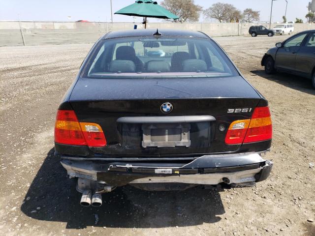 WBAAZ33455KW78911 - 2005 BMW 325 IS SULEV BLACK photo 6