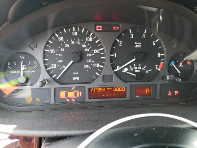 WBAAZ33455KW78911 - 2005 BMW 325 IS SULEV BLACK photo 9