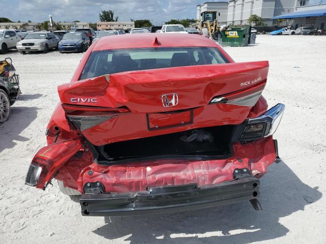 2HGFE2F21RH545358 - 2024 HONDA CIVIC LX 红色 照片 6