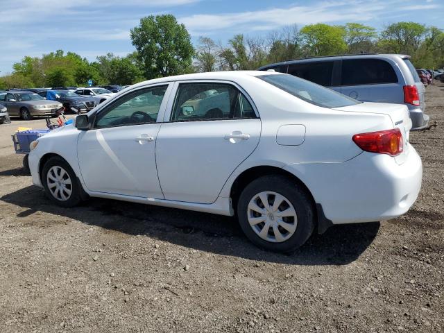 1NXBU40E39Z139198 - 2009 TOYOTA COROLLA BASE WHITE photo 2