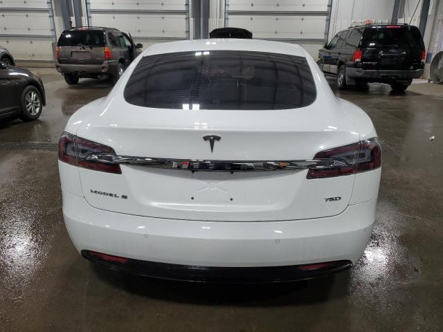 5YJSA1E25GF147352 - 2016 TESLA MODEL S WHITE photo 6