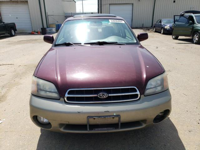 4S3BE686817205709 - 2001 SUBARU LEGACY OUTBACK LIMITED BURGUNDY photo 5