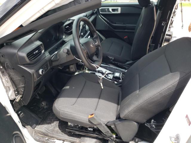 1FM5K8AB3MGA64282 - 2021 FORD EXPLORER POLICE INTERCEPTOR WHITE photo 7