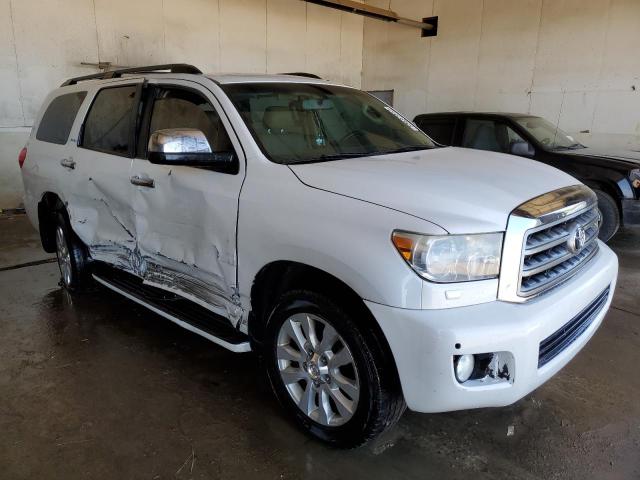 5TDBY67A88S017317 - 2008 TOYOTA SEQUOIA PLATINUM WHITE photo 4