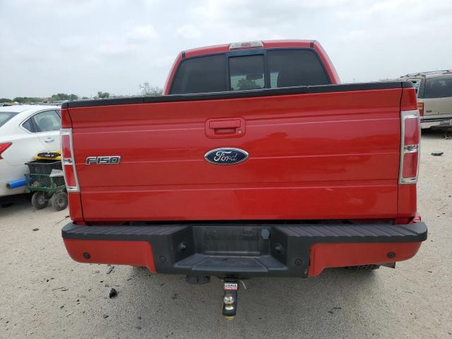 1FTFW1EV0AFB78427 - 2010 FORD F150 SUPERCREW RED photo 6