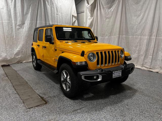 1C4HJXEG6MW754621 - 2021 JEEP WRANGLER U SAHARA Sarı foto 1