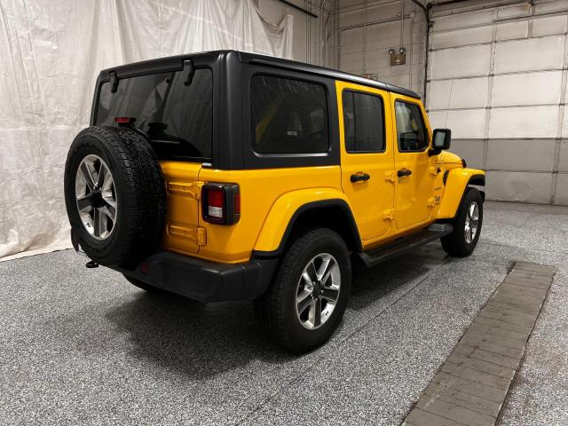 1C4HJXEG6MW754621 - 2021 JEEP WRANGLER U SAHARA Sarı foto 4