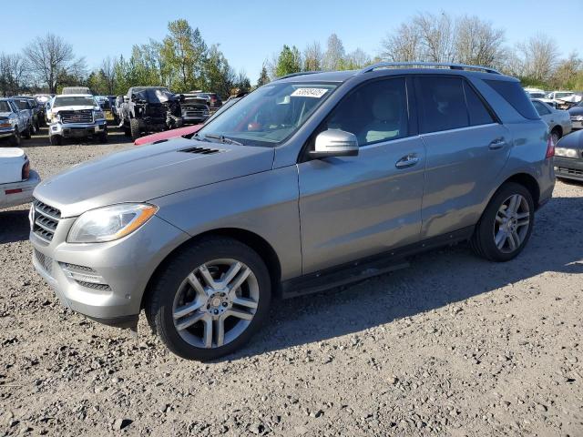 4JGDA5HB7EA398323 - 2014 MERCEDES-BENZ ML 350 4MATIC SILVER photo 1