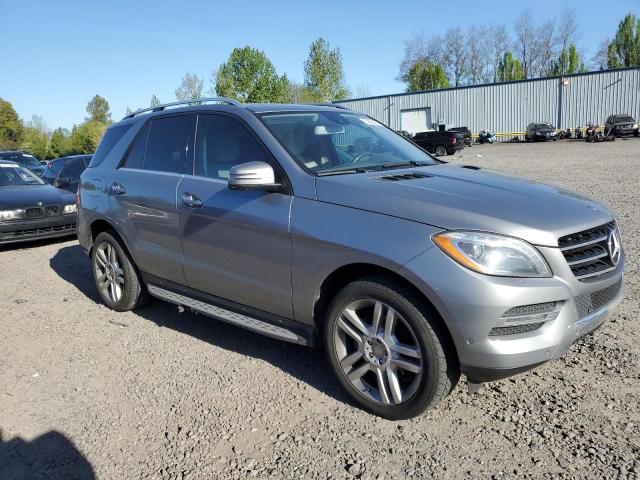 4JGDA5HB7EA398323 - 2014 MERCEDES-BENZ ML 350 4MATIC SILVER photo 4