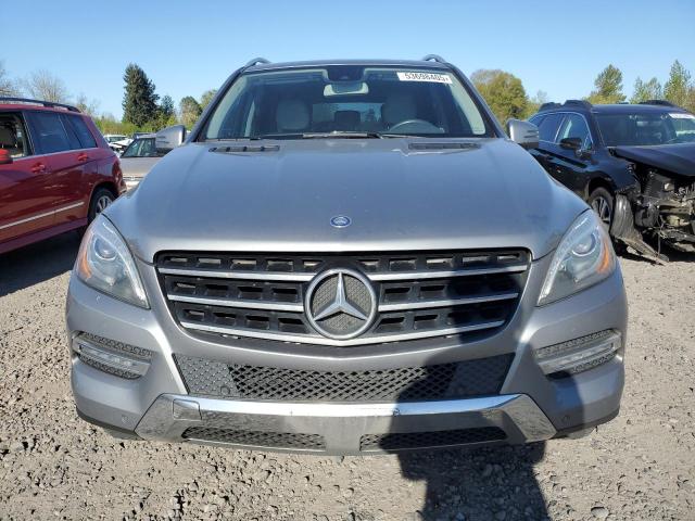 4JGDA5HB7EA398323 - 2014 MERCEDES-BENZ ML 350 4MATIC SILVER photo 5