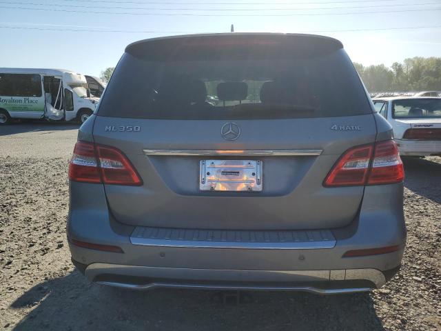 4JGDA5HB7EA398323 - 2014 MERCEDES-BENZ ML 350 4MATIC SILVER photo 6