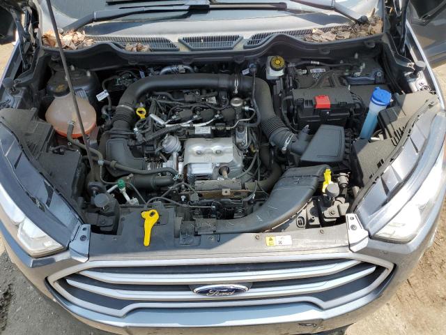 MAJ3S2GE0KC257753 - 2019 FORD ECOSPORT SE GRAY photo 11