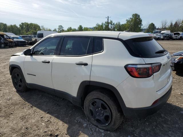 3C4NJCAB8KT658742 - 2019 JEEP COMPASS SPORT WHITE photo 2