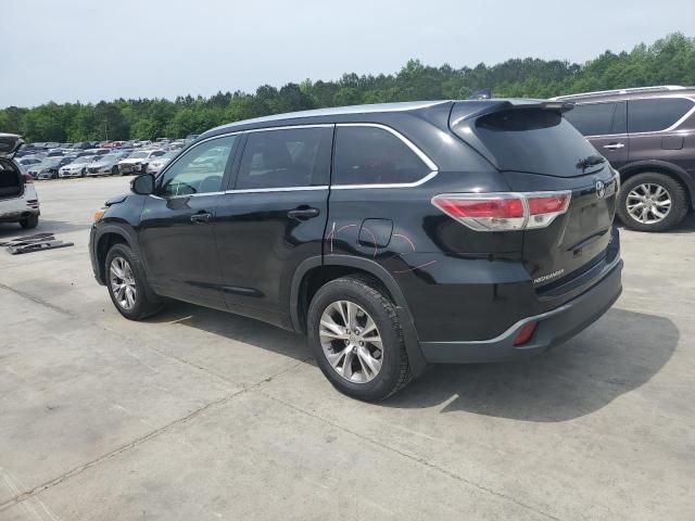 5TDJKRFHXFS190380 - 2015 TOYOTA HIGHLANDER XLE BLACK photo 2