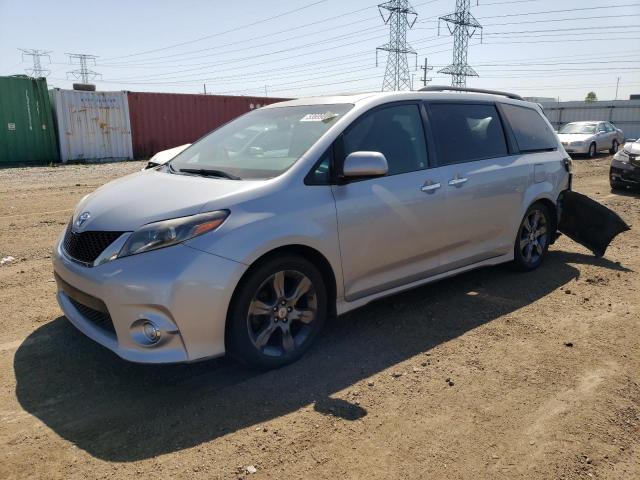 5TDXK3DC9FS585858 - 2015 TOYOTA SIENNA SPORT SILVER photo 1