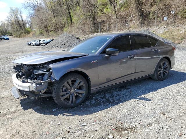 19UUB5F52MA015693 - 2021 ACURA TLX TECH A CHARCOAL photo 1