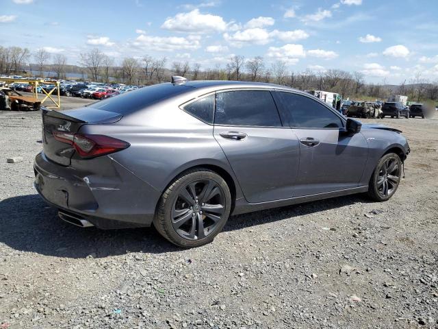 19UUB5F52MA015693 - 2021 ACURA TLX TECH A CHARCOAL photo 3