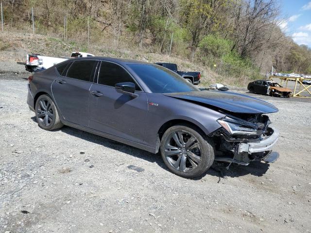 19UUB5F52MA015693 - 2021 ACURA TLX TECH A CHARCOAL photo 4