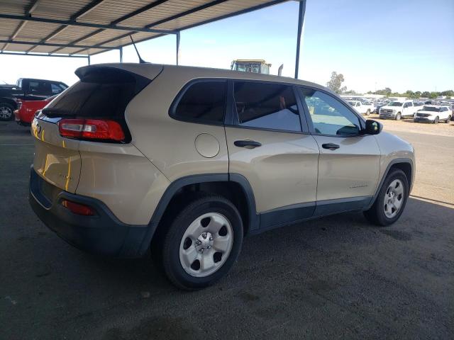 1C4PJMABXEW233570 - 2014 JEEP CHEROKEE SPORT BEIGE photo 3