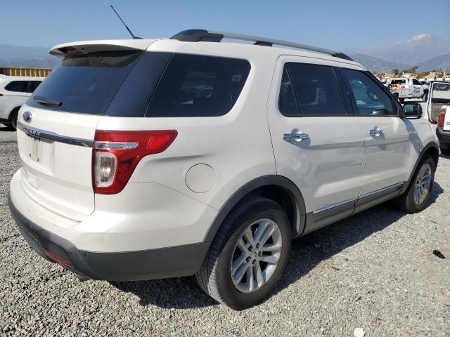 1FM5K7D86DGB07054 - 2013 FORD EXPLORER XLT WHITE photo 3