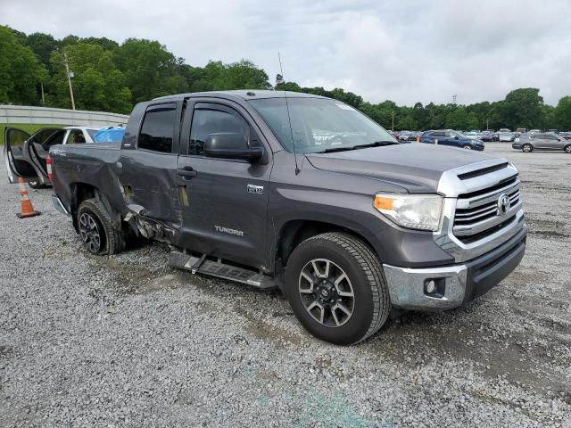 5TFRW5F16HX227196 - 2017 TOYOTA TUNDRA DOUBLE CAB SR/SR5 GRAY photo 4